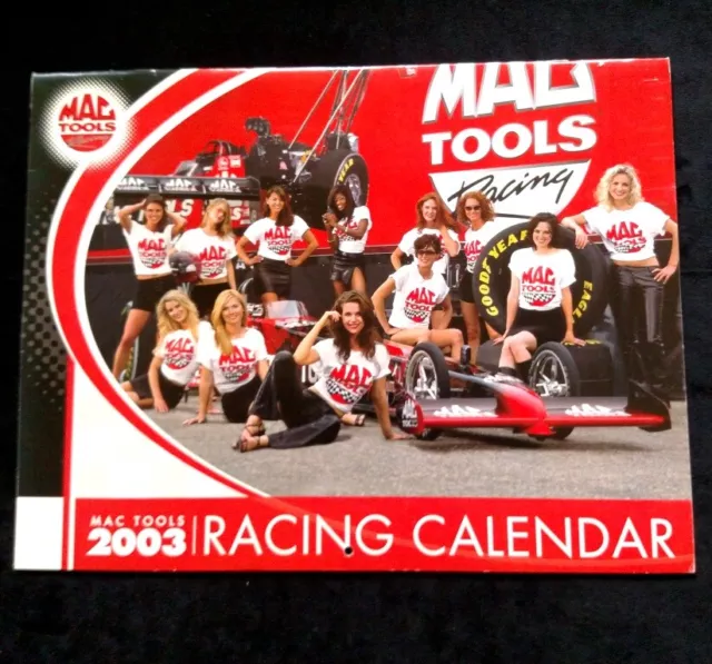 BRAND NEW MAC Tools RACING CALENDAR PinUp Posters NHRA Force Prudhomme