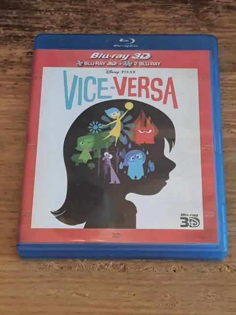 COMBO Blu Ray 3D + 2D Vice Versa (Disney, Pixar)