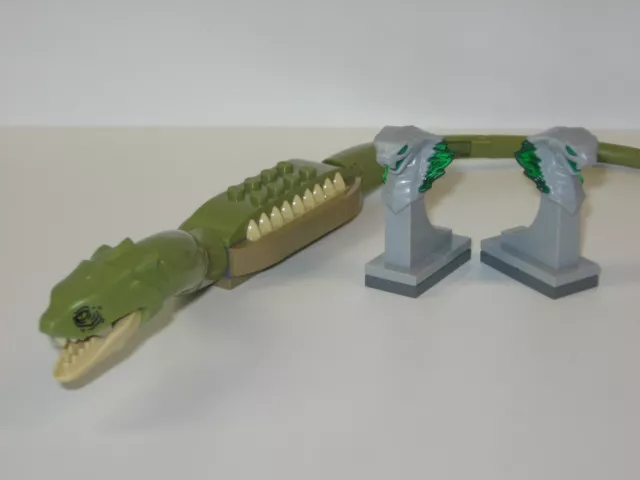 LEGO BASILISK AND snake statues Harry Potter 76389 Hogwarts
