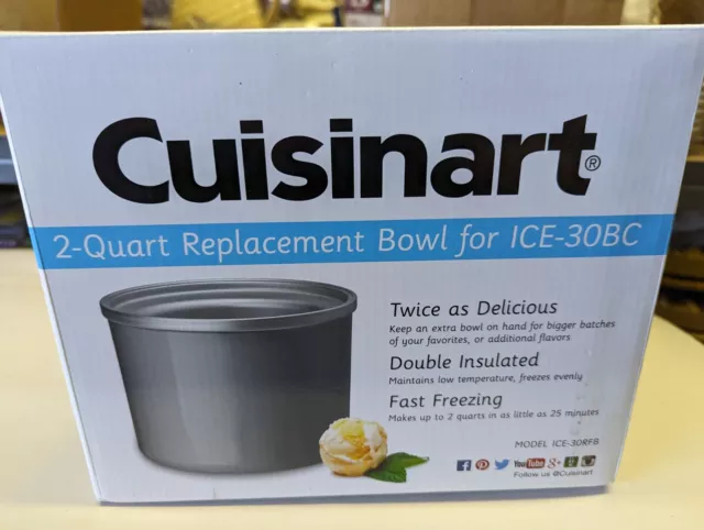 Cuisinart 2-Quart Replacement Bowl for ICE-30BC