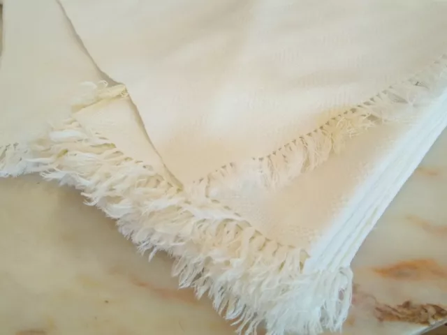 Asciugamani corredo antico fazzoletti tovaglioli XVIII secolo cotone pesante