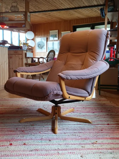 Sessel Vintage Relaxsessel 60er Retro Easy Chair Danish Drehsessel 70er 12