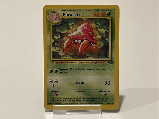 Parasect Jungle EX, 41/64 Pokemon Card.