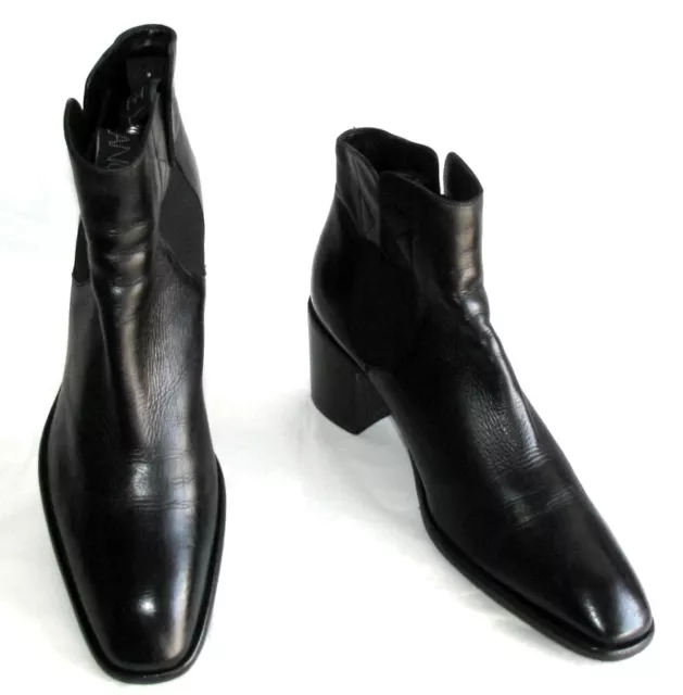 FREE LANCE Bottines JUMPER ELAST cavalières cuir lisse noir 37 EXCELLENT ETAT