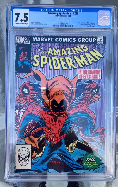 Amazing Spider-Man 238 CGC 7.5 with tattooz 1st Hobgoblin