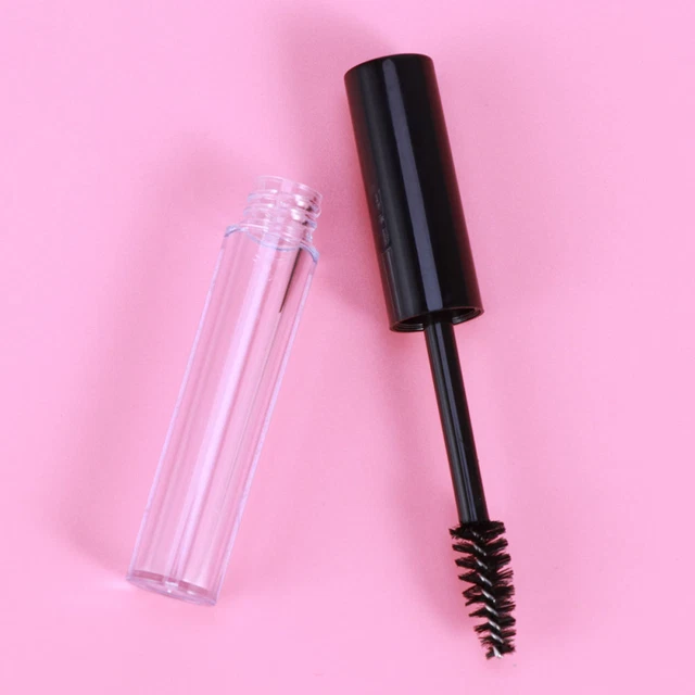 Pazzo per ciglia 1,5 ml tubo bottiglia vuota contenitore + set trucco spazzola per ciglia NUOVO