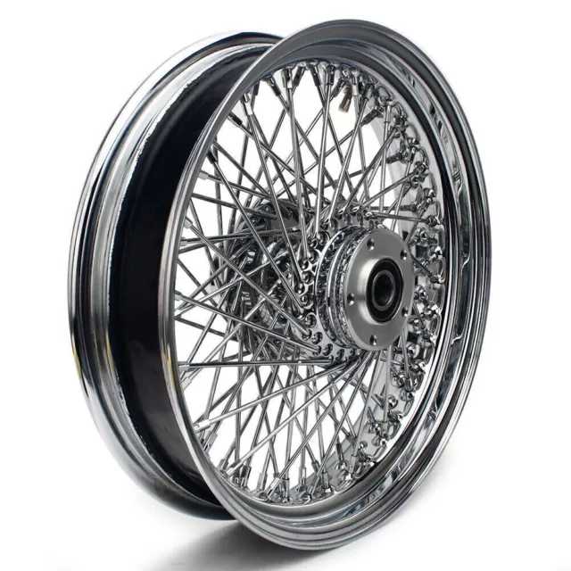 16x3.5 Vorderradfelge 80 Speichen Single Disc für Harley Softail FLST FXST 00-07 2