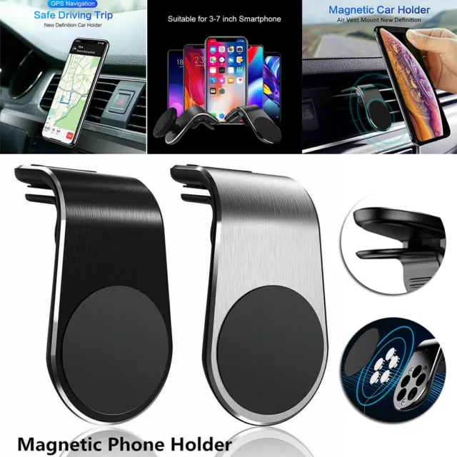 Support Voiture Aimant Pince pour Smartphone Ventilateur Universel  Magnetique (NOIR) - Accessoire téléphonie pour voiture - Achat & prix
