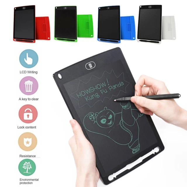 Gráficos borrable para niños tablero de garabatos LCD escritura tableta memo bloc de notas bloc de dibujo
