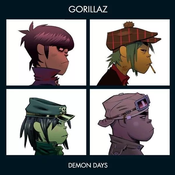 558424 Gorillaz "Demon Days" Music Album HD Cover Art 36x24 WALL PRINT POSTER