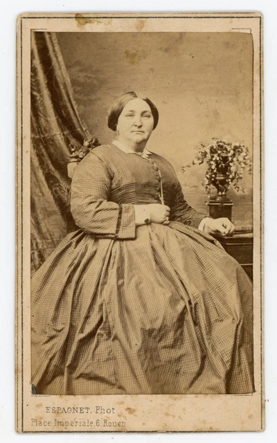 CDV PERLAT À POITIERS : RELIGION, COMMUNIANTE PRIE-DIEU, SECOND EMPIRE
