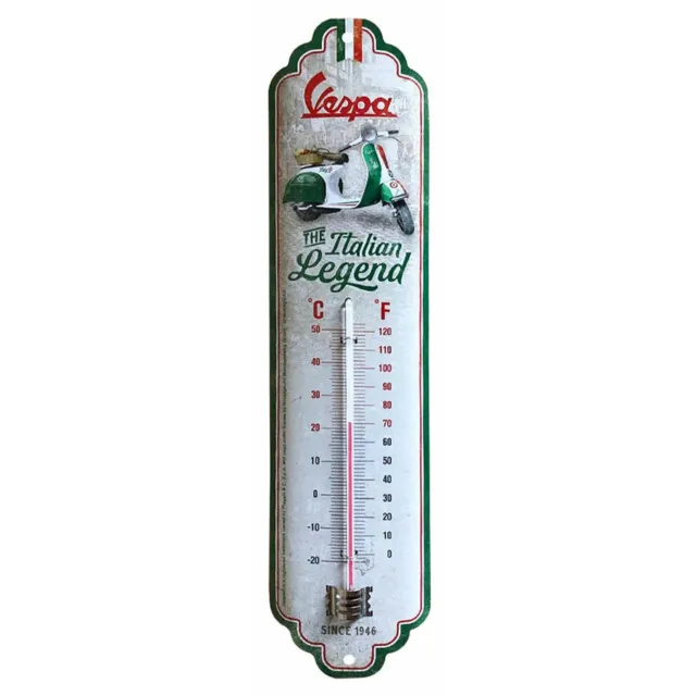 Termometro Temperatura Ambiente Interno Casa Vespa Legend 6,5X28Cm
