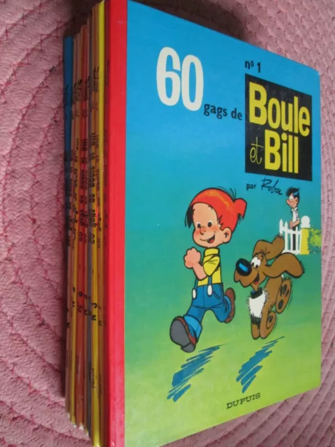 Peyo:boule Et Bill N°1 A 10,Editions Originales/Reeditions Annees 70,Dos Ronds
