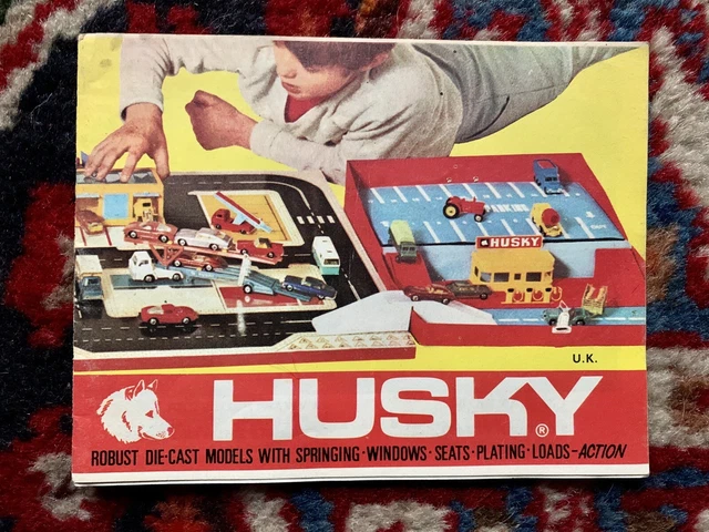 HUSKY MODELS PAIR of Catalogues 1968 Mettoy Land Rover Corgi Junior 1/ ...