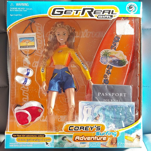 GET REAL GIRL Doll Corey's Surfing Adventure from Hasbro