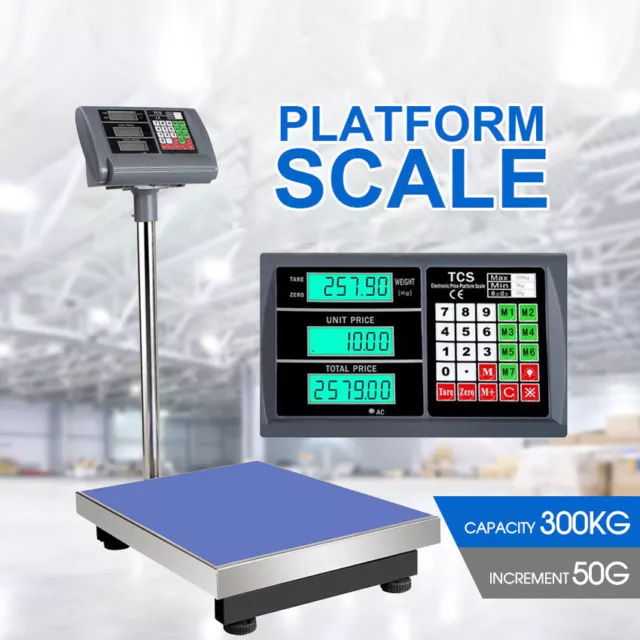 300KG Electronic Computing Digital Platform Scales Postal Shop Scale Weight