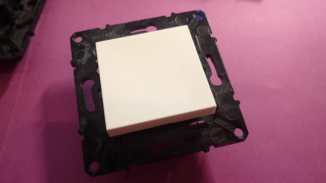 Poussoir simple Arnould Espace Evolution 64010 pour télérupteur Vente à l'unité
