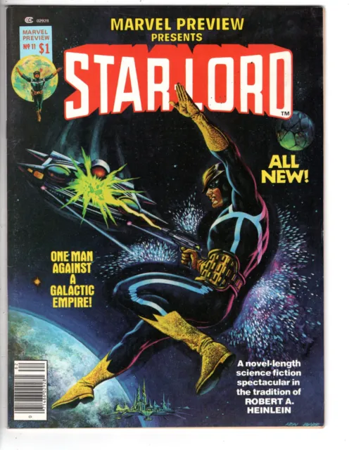 Marvel Preview #11 (1977) - Grade 8.0 - 1St Printing - Starlord - Heinlein Quote