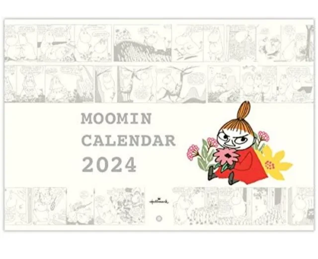 DESKTOP CALENDAR 2024 Japan Moomin Little Mii Hallmark 145 × 135 × 180