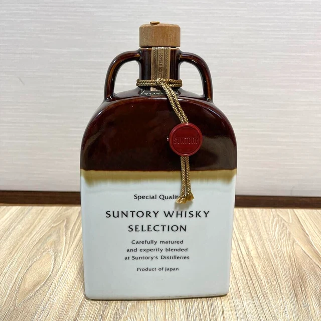 Suntory Whiskey Special Selection Aritayaki porcelain Square empty bottle Used