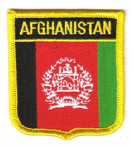Wappen Aufnäher Patch Afghanistan Fahne Flagge