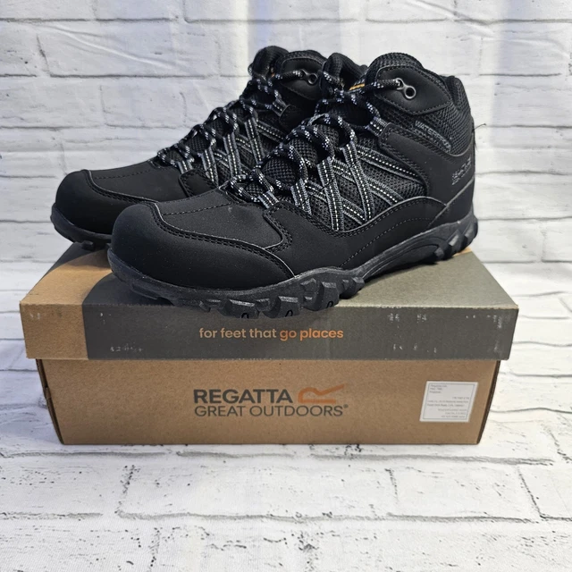 regatta mens edgepoint mid waterproof walking boots