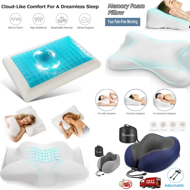 Memory Foam Pillow Cervical Pillow for Neck Pain Contour Pillow Support NEW