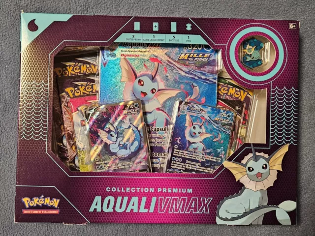 Coffrets collection premium Aquali VMAX - Pokemon Booster