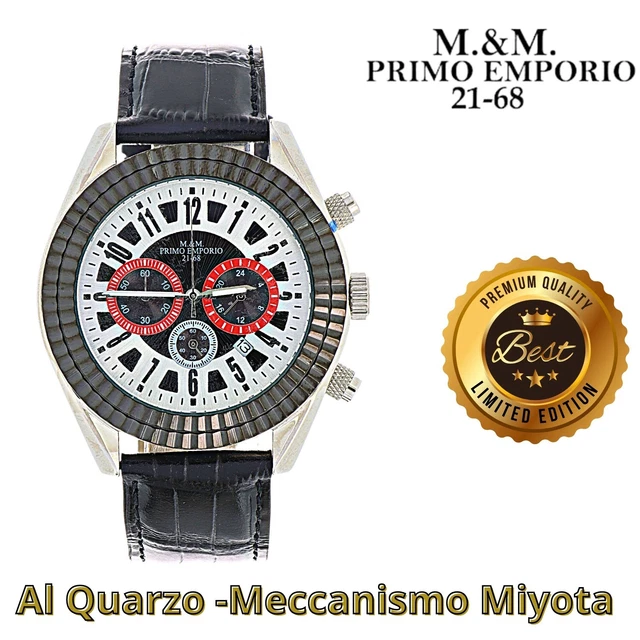Orologio Digitale Al Quarzo Con Cinturino In Pella - Numeri Grandi Per Uomo E Donna