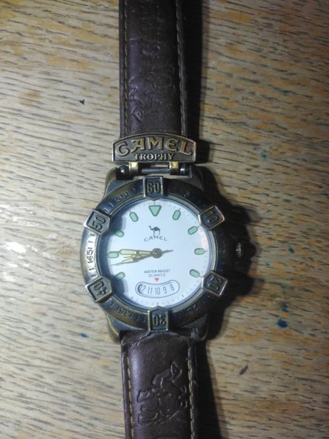 Montre Camel Trophy Chronograph Vintage - Collection NOS - Suisse - Années 90 - Neuf Avec étiquettes