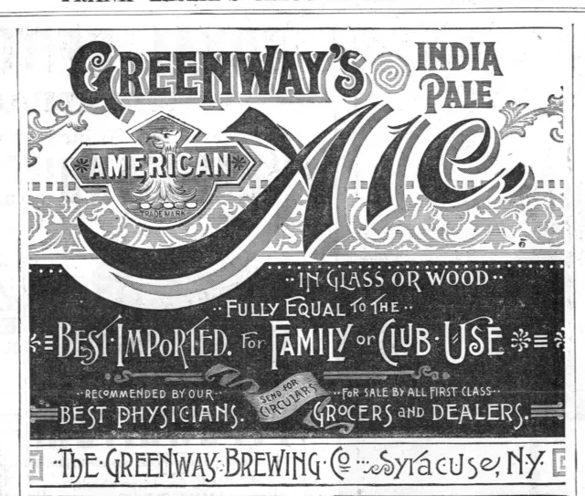 Greenway's India Pale Ale - Allcock's Porous Plasters - Hammond Typewriter -More 2