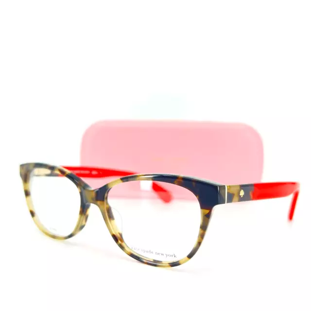 Kate Spade Karlee O63 Eyeglasses Tortoise Brown and Red Full Rim 51[]15 140 mm