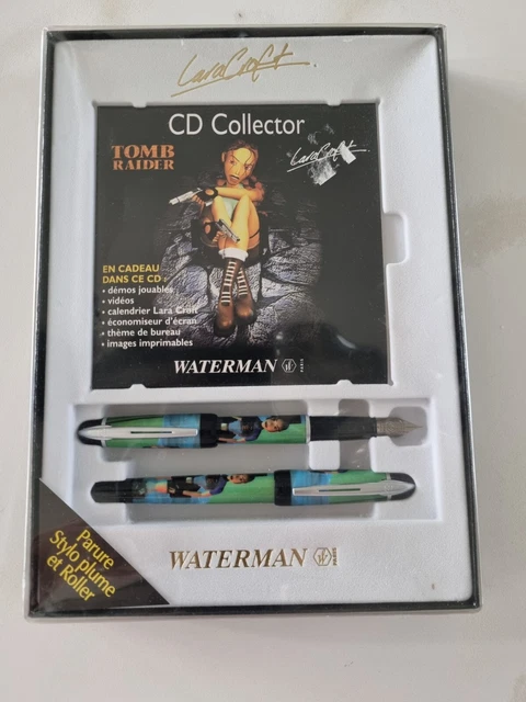 Coffret Stylos Waterman x Tomb Raider Lara Croft • EUR 145,00