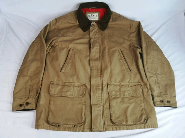 ORVIS HERITAGE FIELD Barn Jacket Field Coat Cotton OR-4H05 Beige