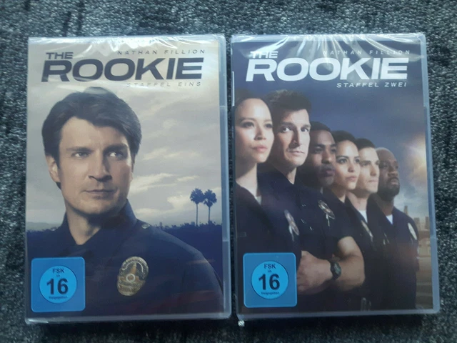 THE ROOKIE - SEASON 1 + 2 - DVD Region 2 (UK)  - Nathan Fillion