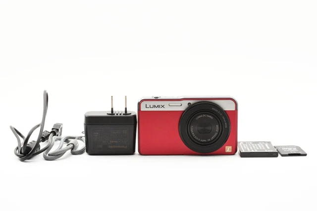 PANASONIC DMC-XS3 DIGITAL Camera Thin and Stylish Red Color