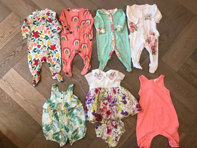 baby girl clothes 0-3 months bundle Next Mamas & Papas