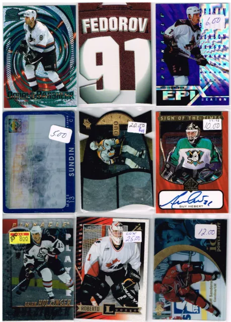 HUGE Lot Of 1997-98 Autos - Rookies - Parallels - Inserts - Base (No Pacific)