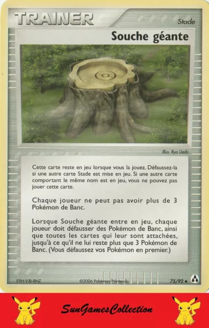 🌹 Carte Pokemon Souche Géante 75/92 Ex Créateurs de Légendes Excellent Etat 🌹