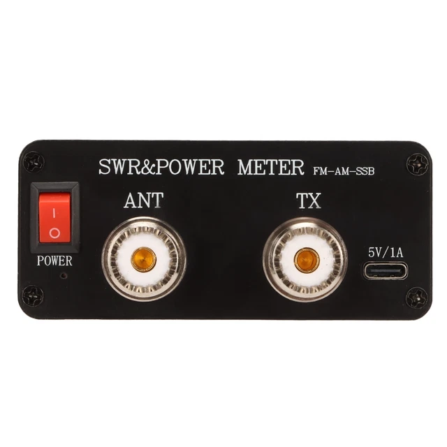 Misuratore onde stazionarie lega di alluminio display digitale 1,8-50 MHz FM AM CW SSB UK