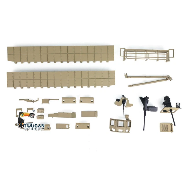 Chenilles Métalliques Pour Char RC Henglong M1A2 Abrams échelle 1/16 - Référence 3918 - Neuf