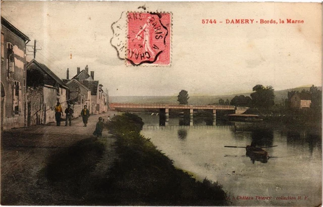 CPA DAMERY - Bords la MARNE (245424)