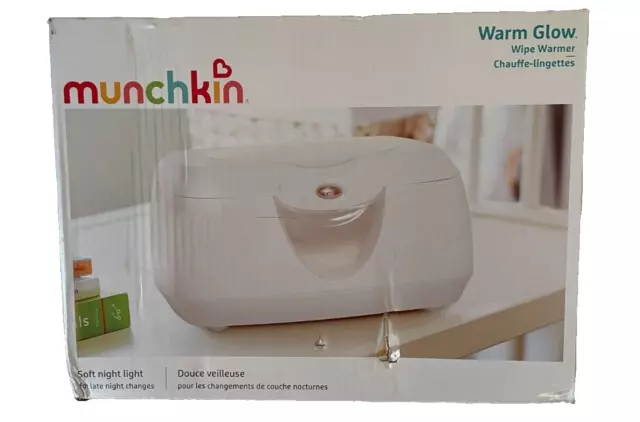 Munchkin Warm Glow Wipe Warmer, White