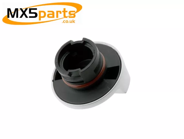 Capuchon de remplissage d'huile moteur MX5 satin brossé Mazda MX-5 Mk3 3,5 3,75 & Mk4 2005> 2