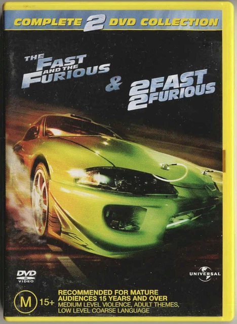 THE FAST AND the Furious+2 Fast 2 Furious (2 films) [AU Region 4 PAL - Where Can I Watch Fast And Furious 1