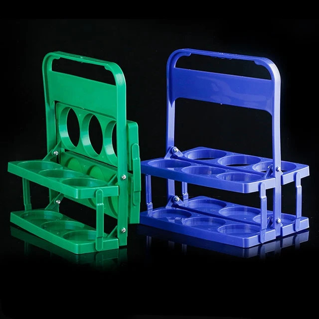 Portabottiglie birra cesto in plastica scaffale birra pieghevole portabottiglie cesto per trasporto
