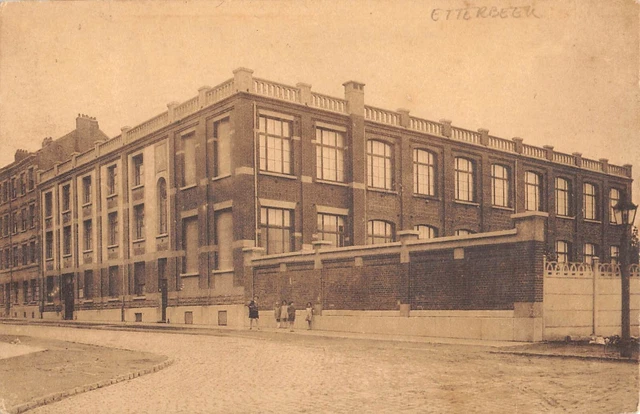 CPA Ancienne Belgique Bruxelles Etterbeck – Chaussée De La Chasse / Wavre – Noir Et Blanc