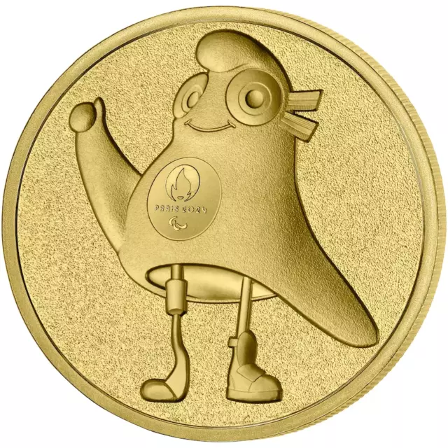 Médaille des Jeux Olympiques Paris 2024, pièces de collections, mascotte des jeu