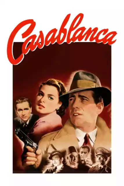 Casablanca movie film wall art poster reprod 1942 Humphrey Bogart FAST SHIP