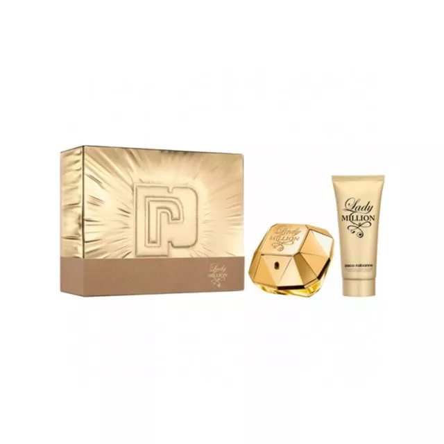 Paco Rabanne Lady Million Gift Set 80ml EDP + 100ml Body Lotion